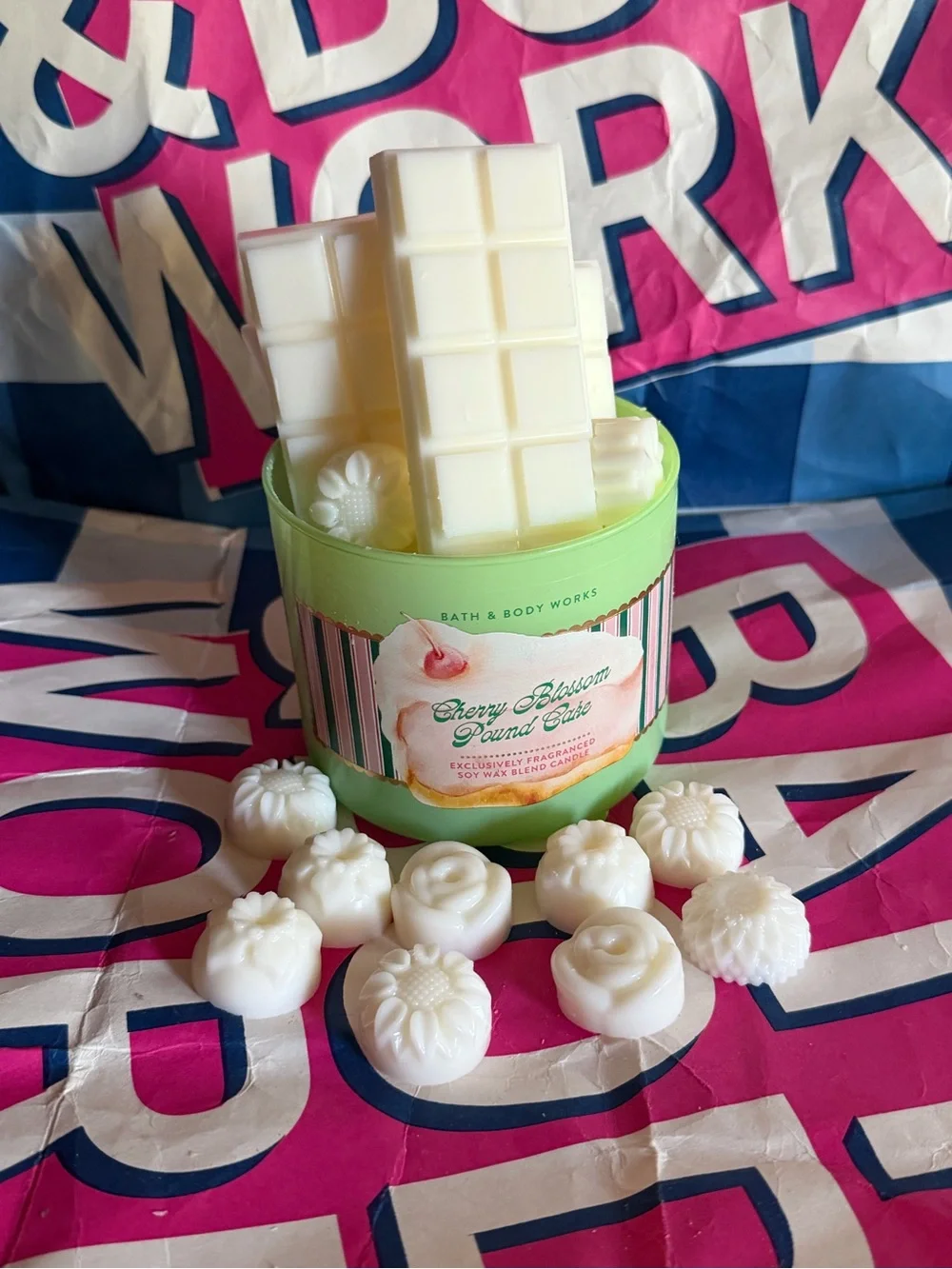 Bath & Body Works Cherry Blossom Pound Cake Wax Melts